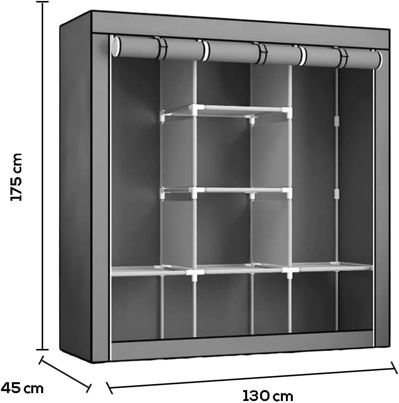 ORGANIZADOR DE CLOSET GRANDE DE TELA